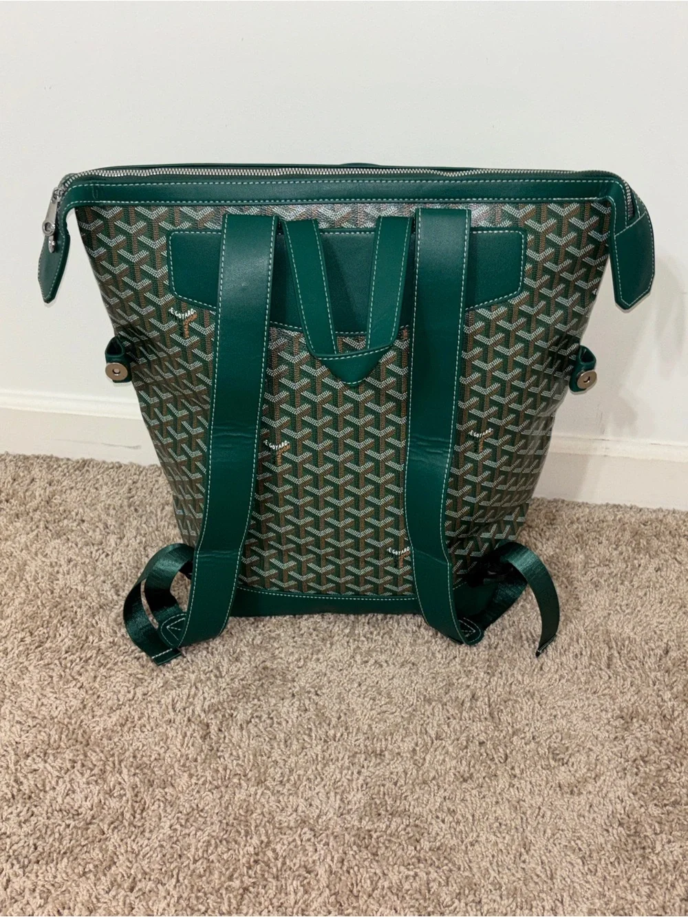 Green Goyard Backpack